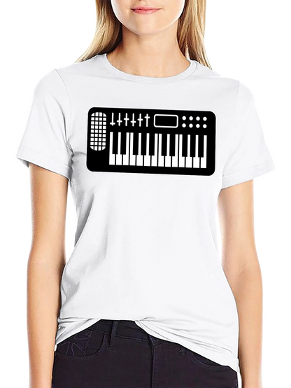 Synth Keyboard T-Shirt - Musician Apparel