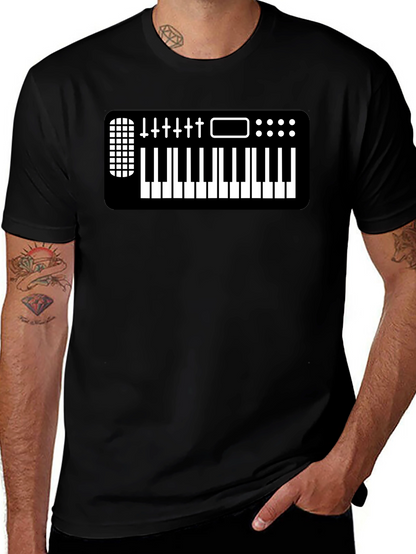 Synth Keyboard T-Shirt - Musician Apparel