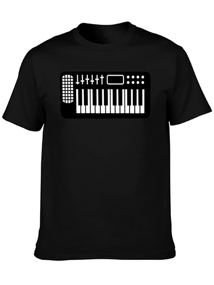 Synth Keyboard T-Shirt - Musician Apparel