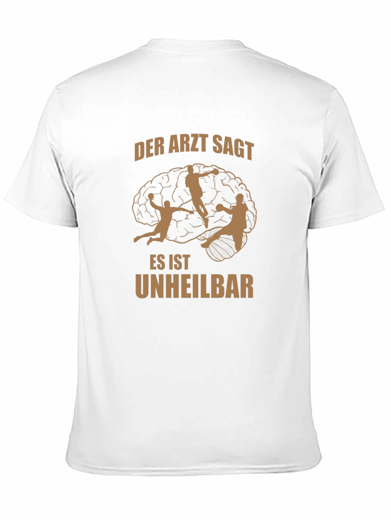 Humorous Handball Fan T-Shirt: Incurable Addiction Design