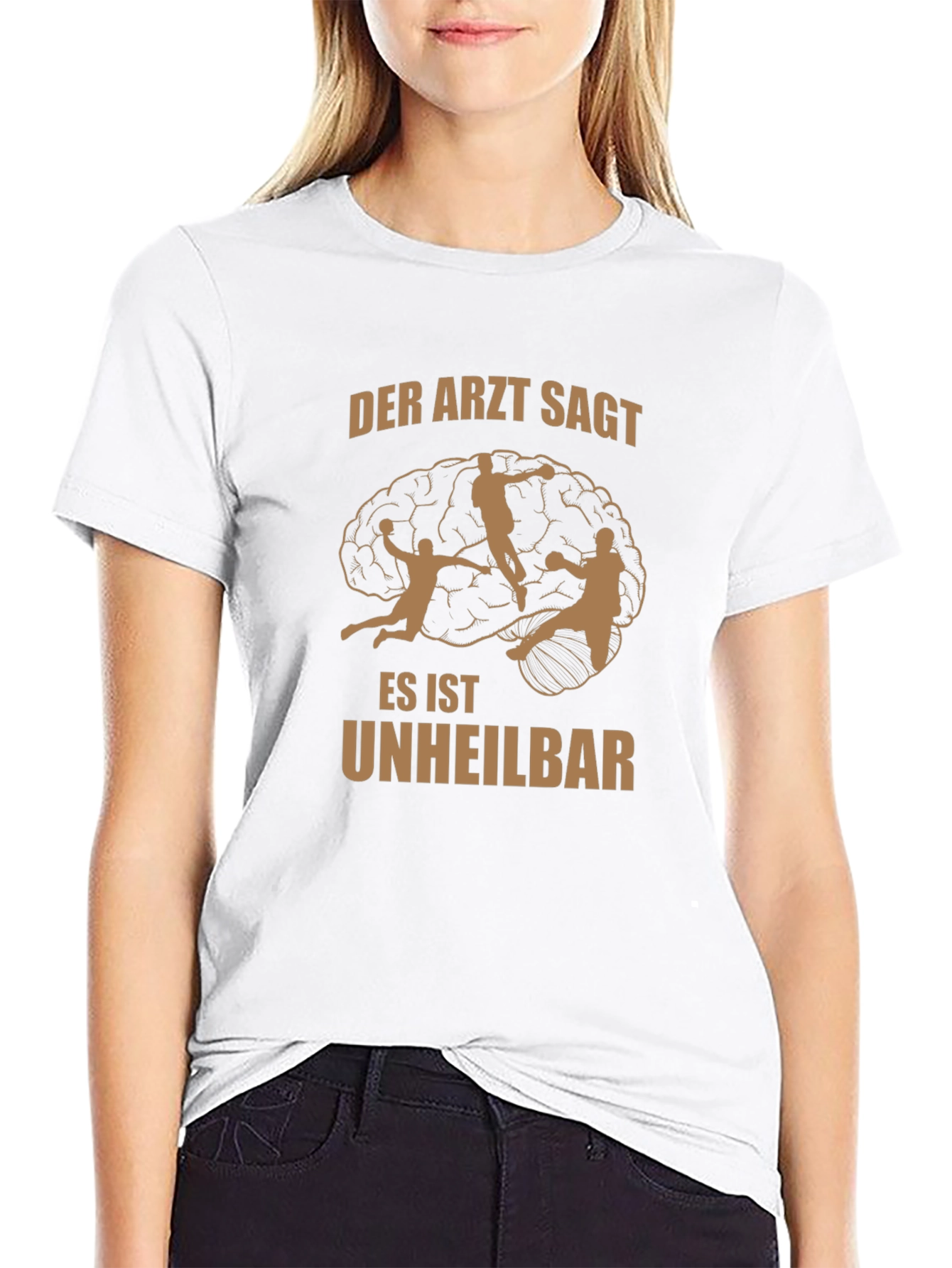 Humorous Handball Fan T-Shirt: Incurable Addiction Design