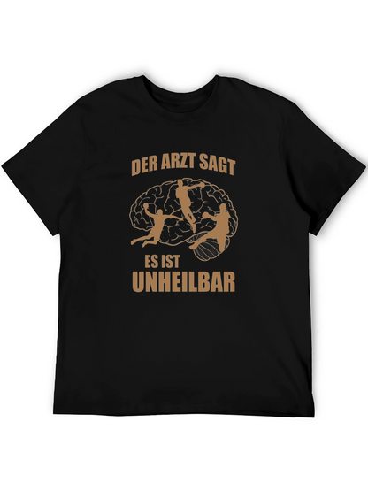 Humorous Handball Fan T-Shirt: Incurable Addiction Design
