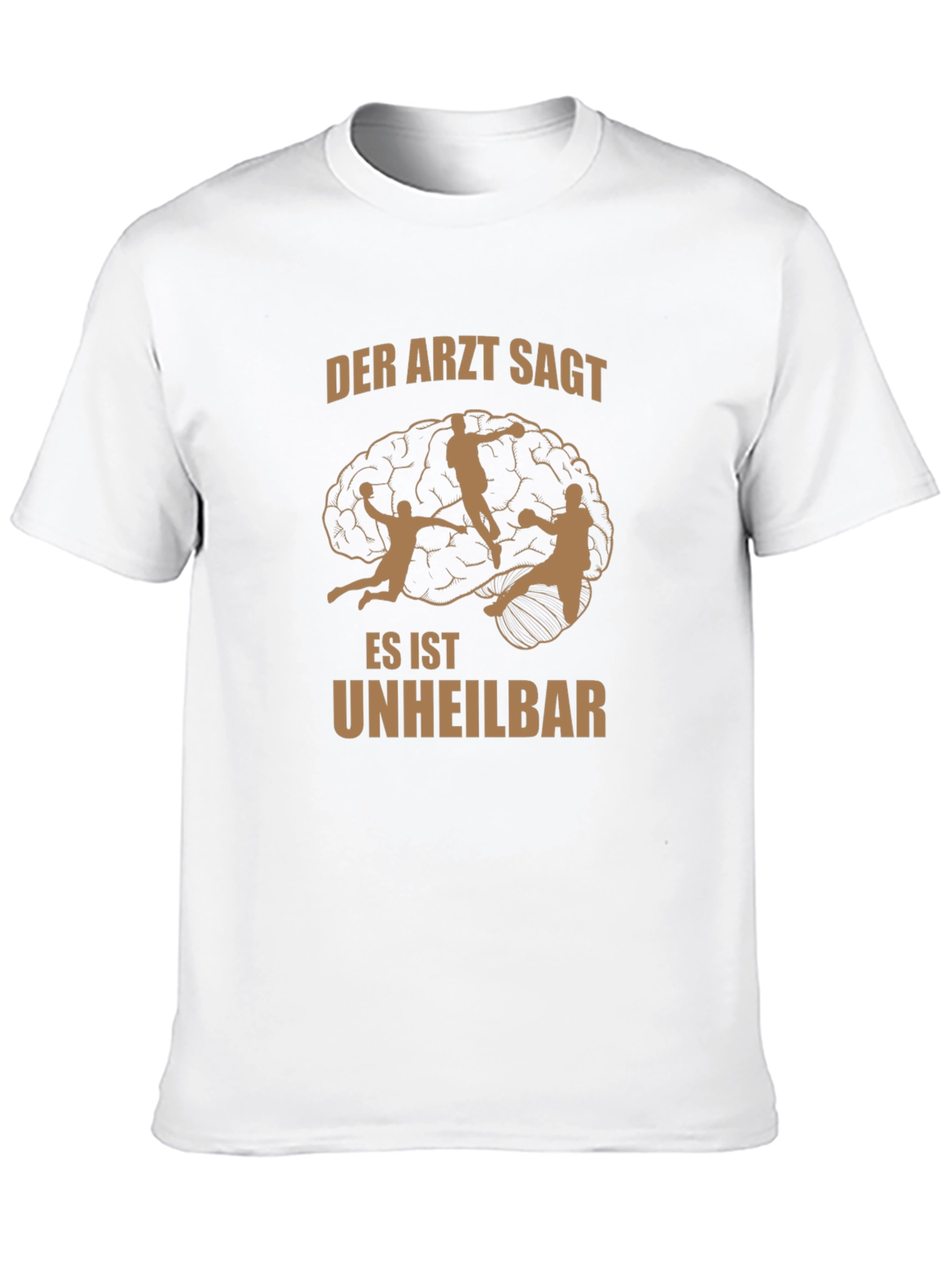 Humorous Handball Fan T-Shirt: Incurable Addiction Design