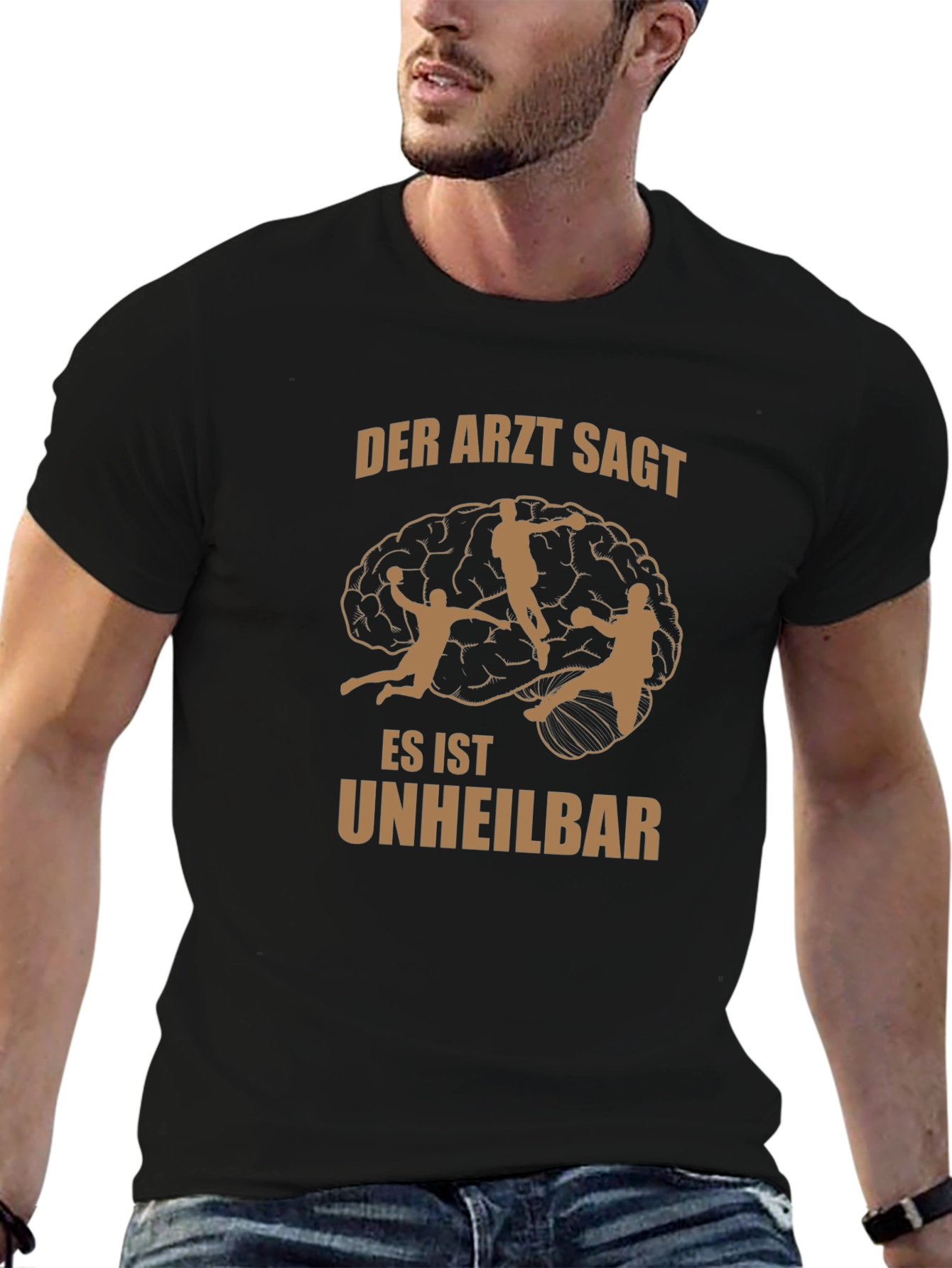 Humorous Handball Fan T-Shirt: Incurable Addiction Design