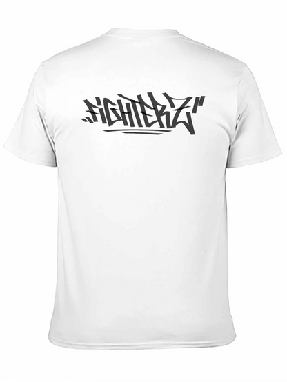 FighterZ Black Graphic Tee - Stylish Comfort