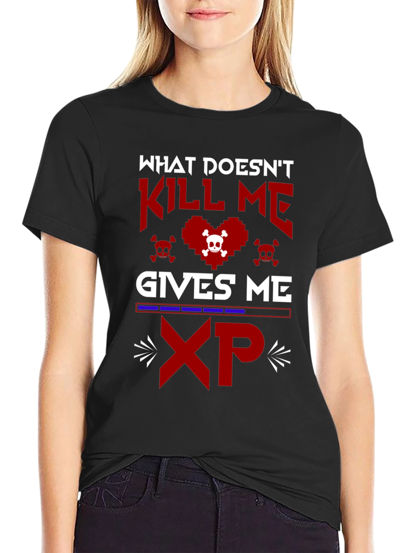 Gamer XP T-Shirt - What Doesnt Kill Me