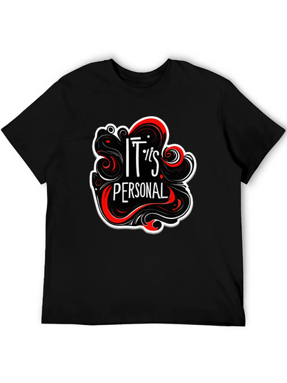 Its Personal Black Graphic Tee