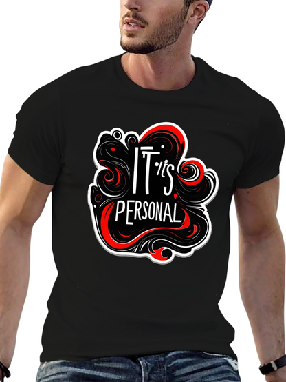 Its Personal Black Graphic Tee