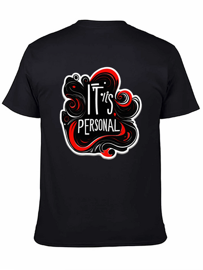 Its Personal Black Graphic Tee