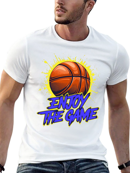 Enjoy The Game Basketball Graphic Tee