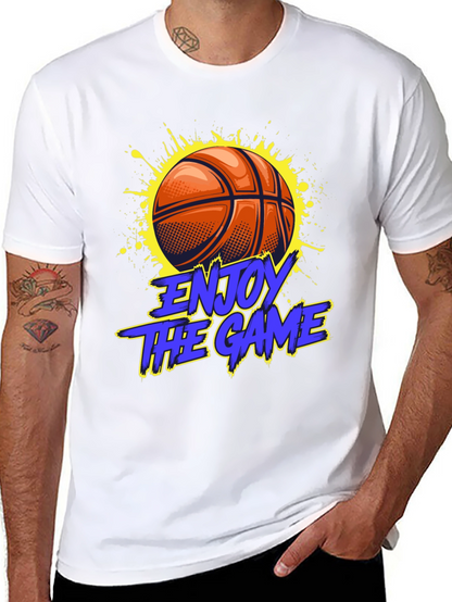 Enjoy The Game Basketball Graphic Tee
