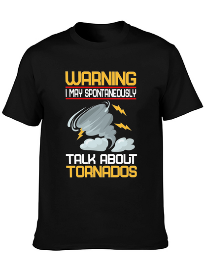 Warning Tornadoes Graphic Tee - Black