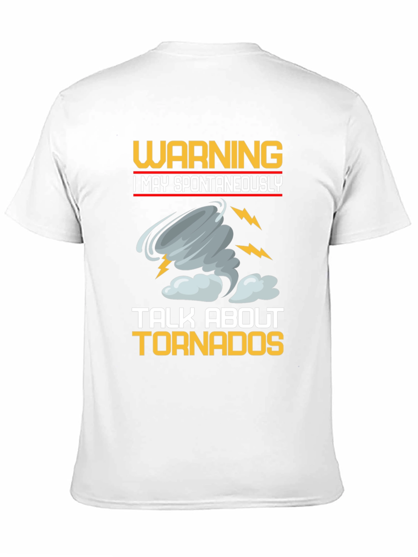 Warning Tornadoes Graphic Tee - Black