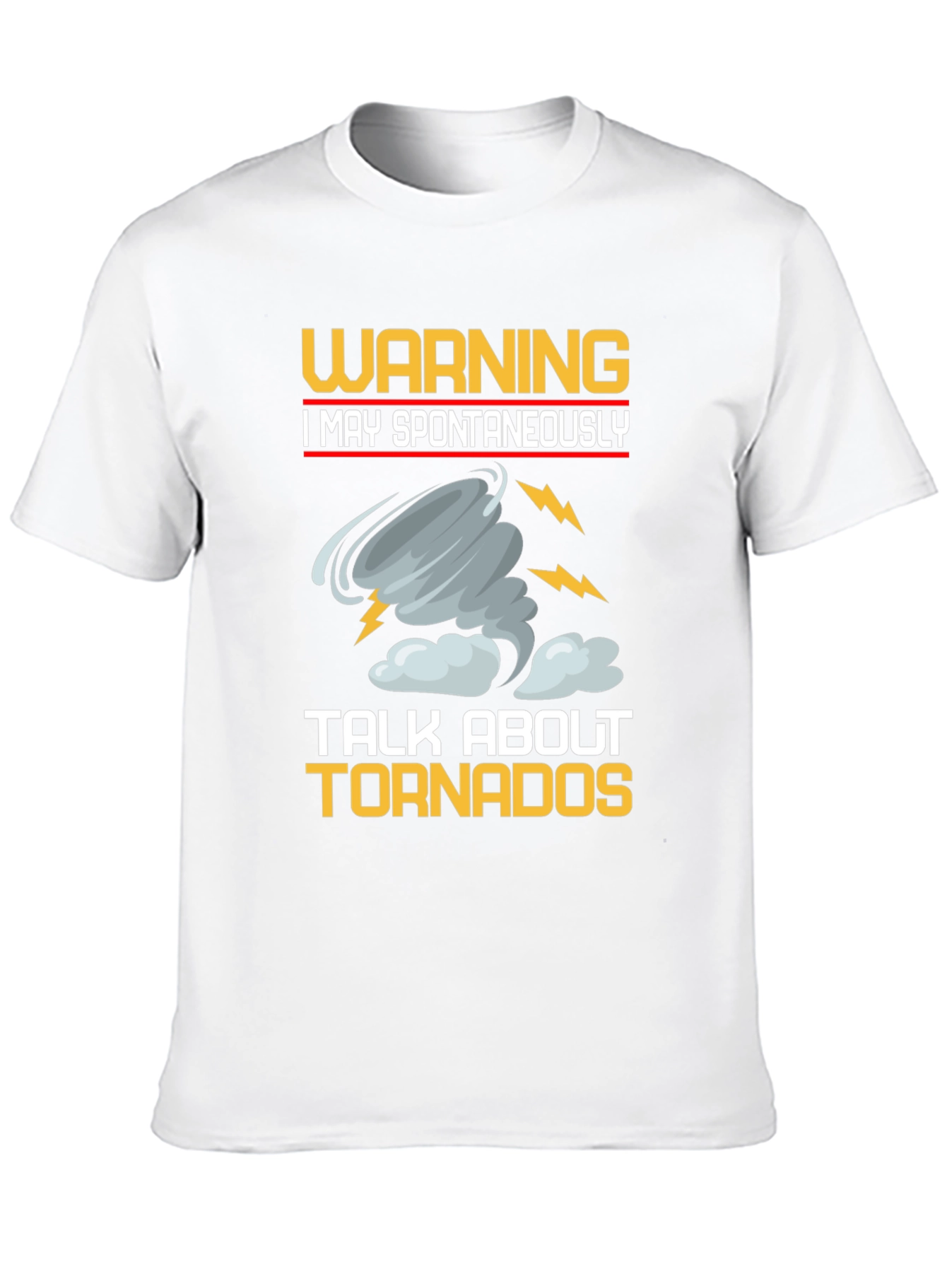 Warning Tornadoes Graphic Tee - Black