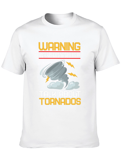 Warning Tornadoes Graphic Tee - Black