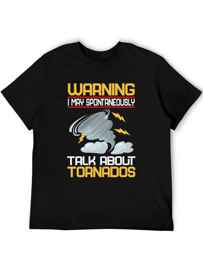 Warning Tornadoes Graphic Tee - Black