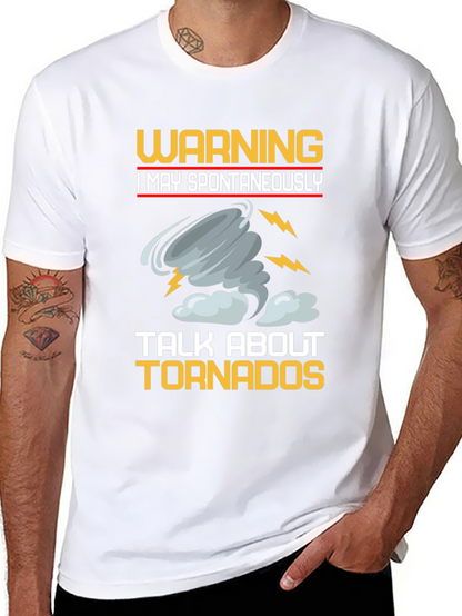 Warning Tornadoes Graphic Tee - Black