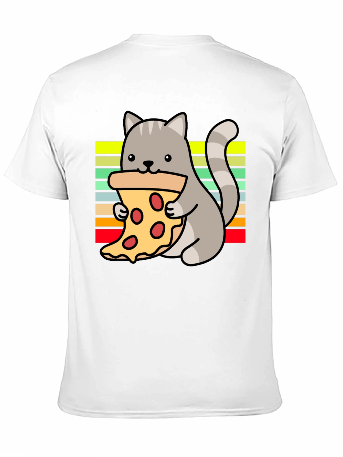 Cat Pizza Lover T-Shirt - Fun Graphic Tee