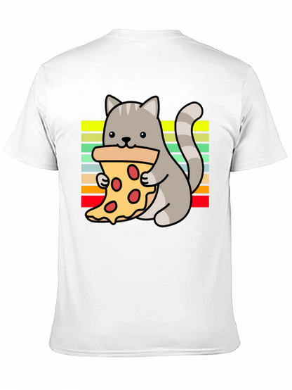 Cat Pizza Lover T-Shirt - Fun Graphic Tee