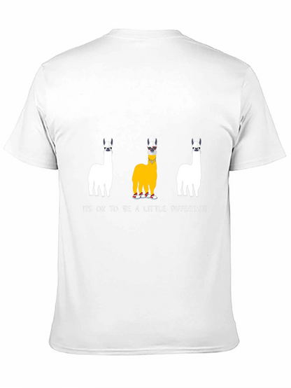 Unique Llama T-Shirt: Its OK to Be Different