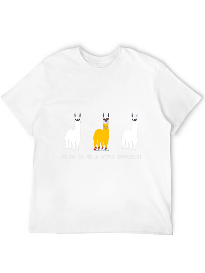 Unique Llama T-Shirt: Its OK to Be Different