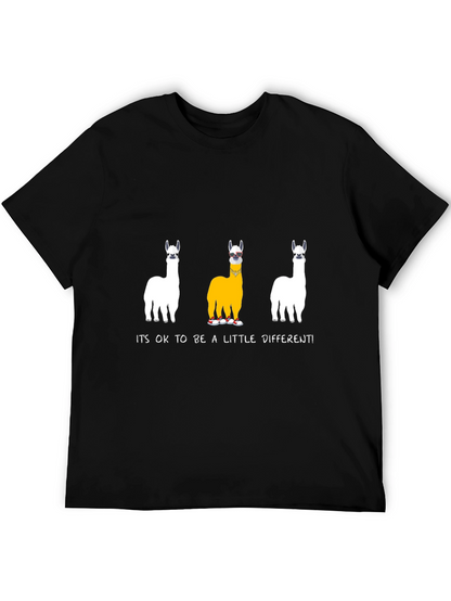 Unique Llama T-Shirt: Its OK to Be Different