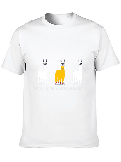Unique Llama T-Shirt: Its OK to Be Different