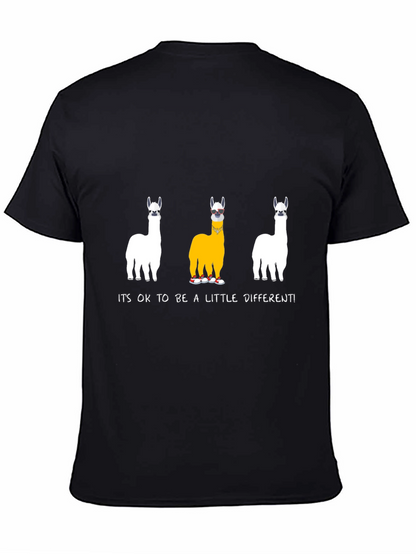 Unique Llama T-Shirt: Its OK to Be Different