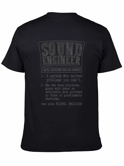 Sound Engineer Definition Graphic T-Shirt