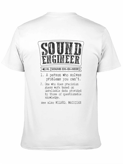 Sound Engineer Definition Graphic T-Shirt