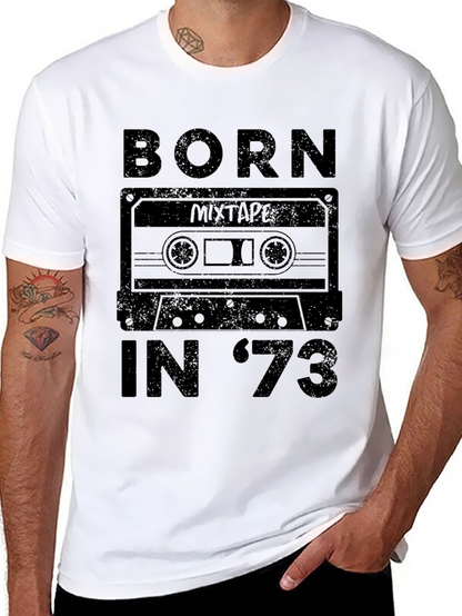 Born in 73 Mixtape Graphic Tee