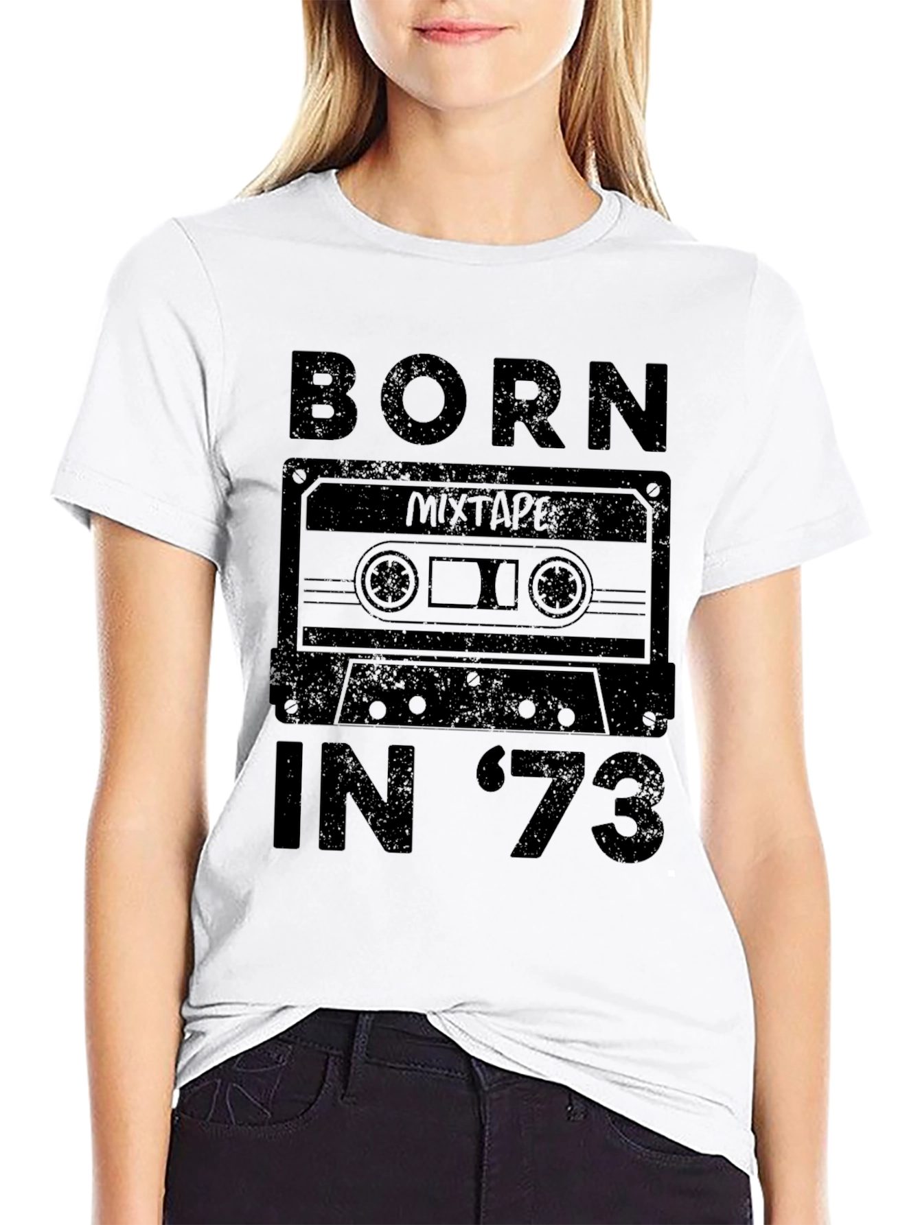 Born in 73 Mixtape Graphic Tee