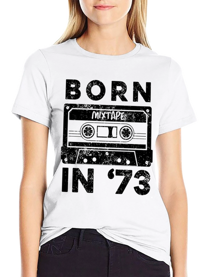 Born in 73 Mixtape Graphic Tee