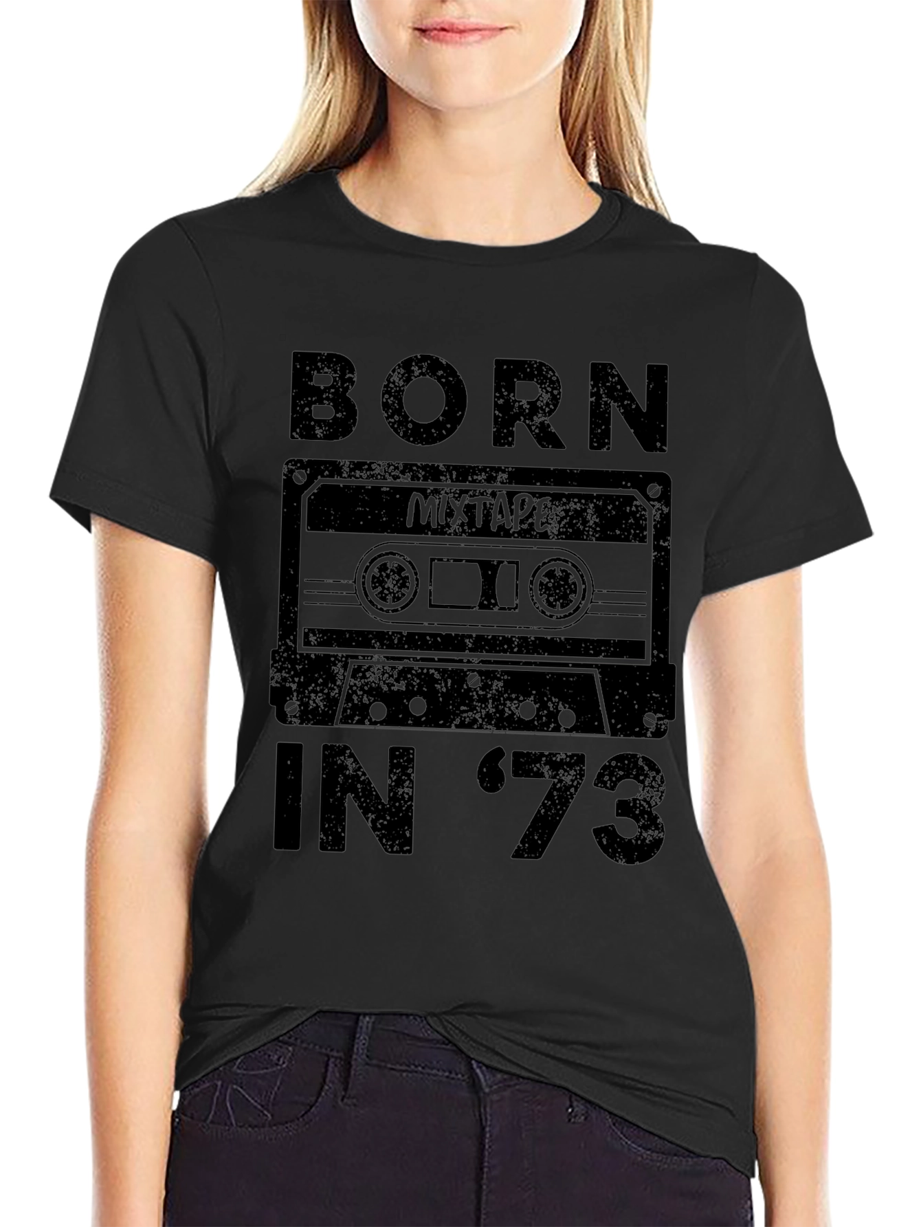 Born in 73 Mixtape Graphic Tee
