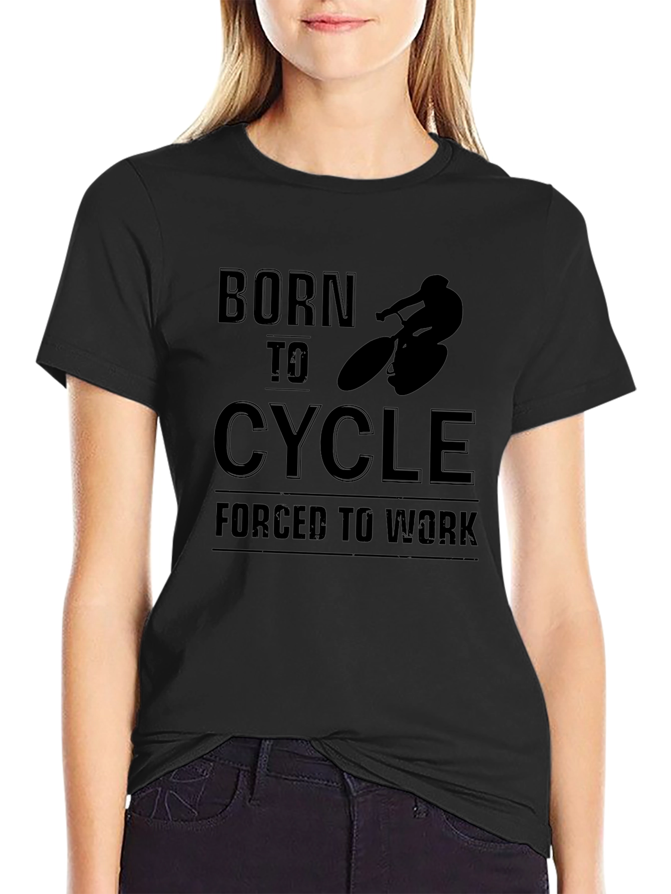 Born to Cycle Black T-Shirt