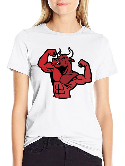 Muscle Bull Graphic Tee - Black