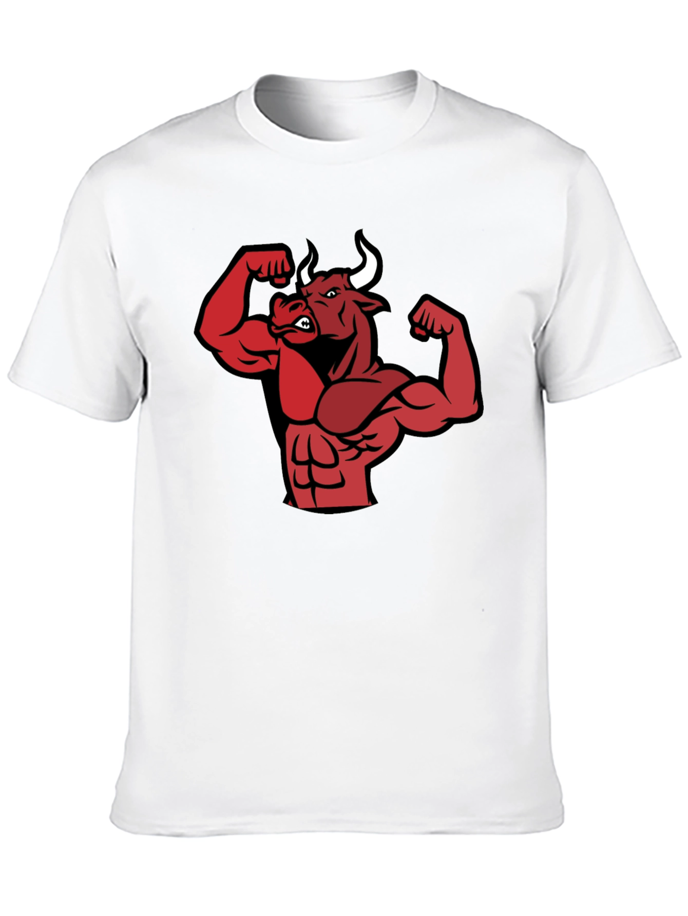 Muscle Bull Graphic Tee - Black