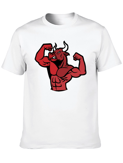 Muscle Bull Graphic Tee - Black