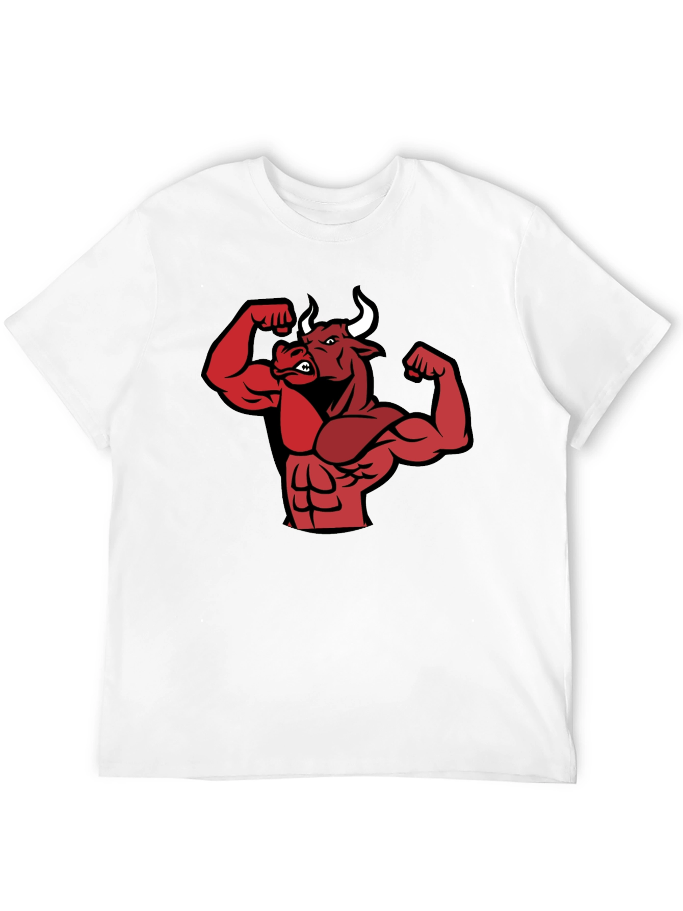 Muscle Bull Graphic Tee - Black