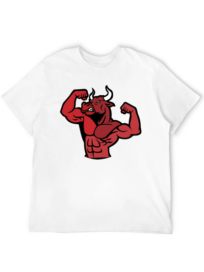 Muscle Bull Graphic Tee - Black