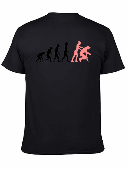 Evolution of Massage T-Shirt Funny Graphic Tee