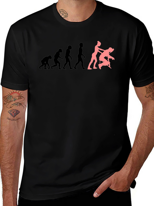 Evolution of Massage T-Shirt Funny Graphic Tee