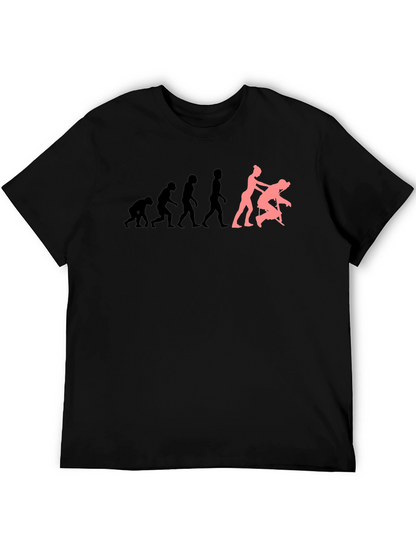 Evolution of Massage T-Shirt Funny Graphic Tee