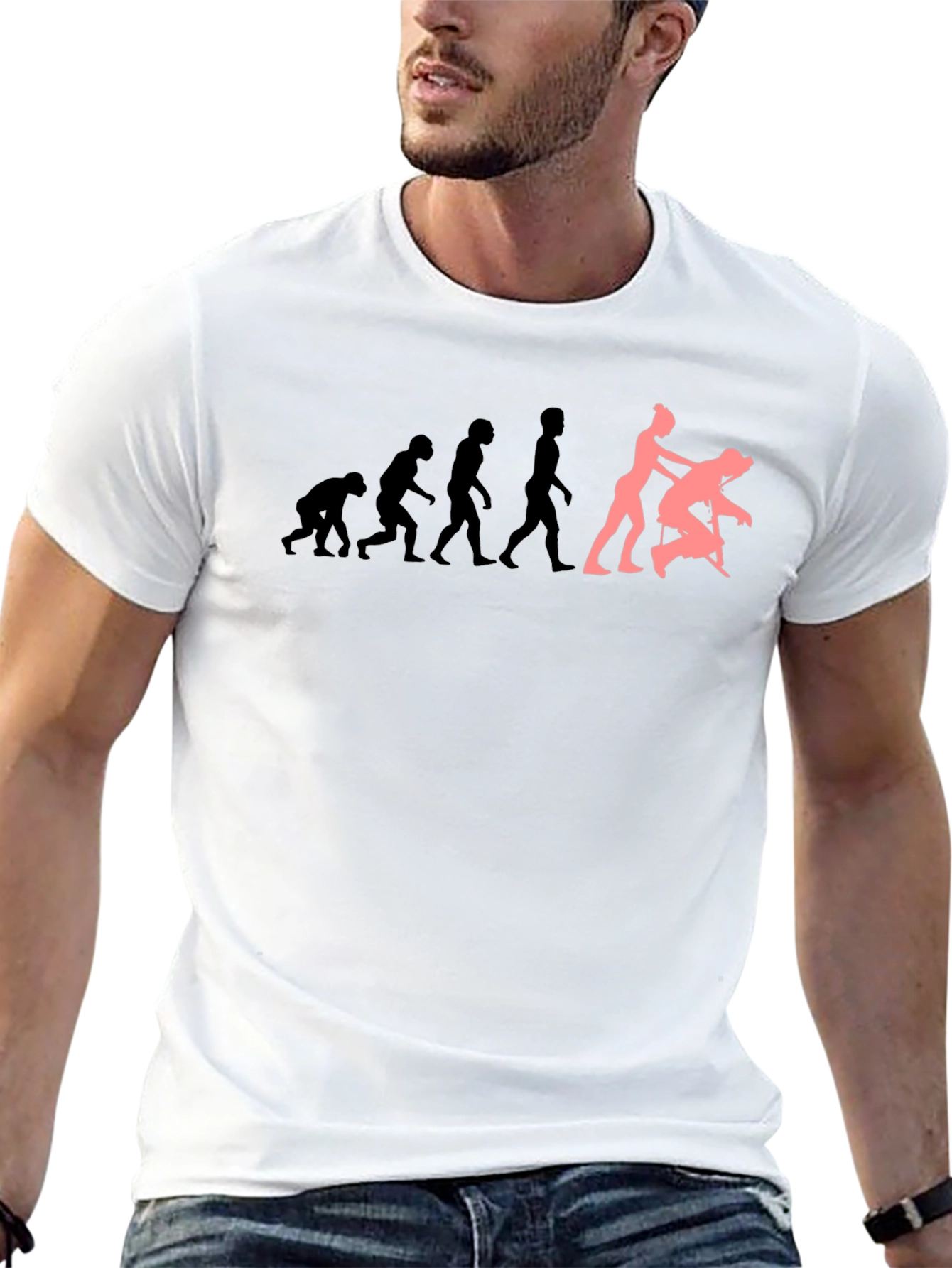 Evolution of Massage T-Shirt Funny Graphic Tee