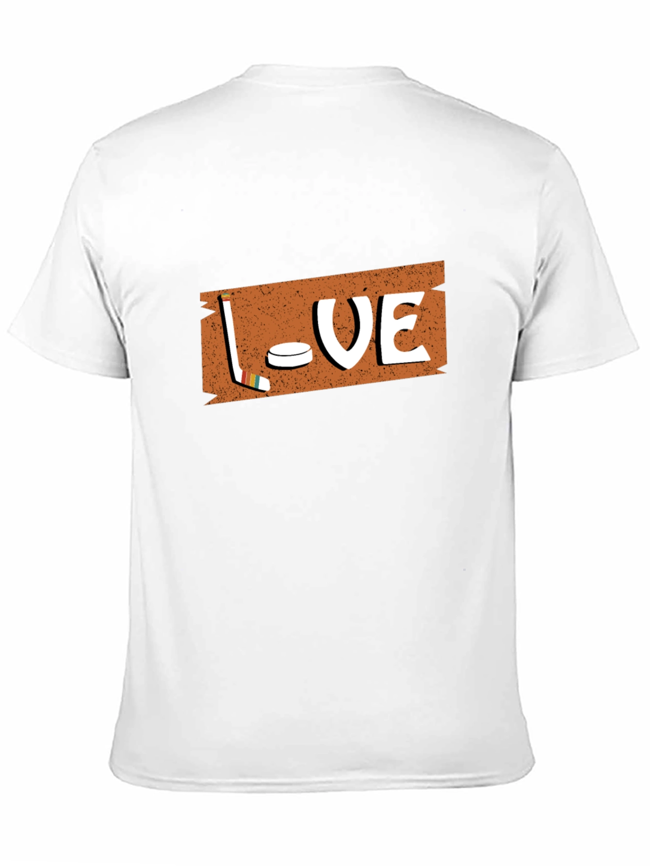 Hockey Love T-Shirt - Black Graphic Tee