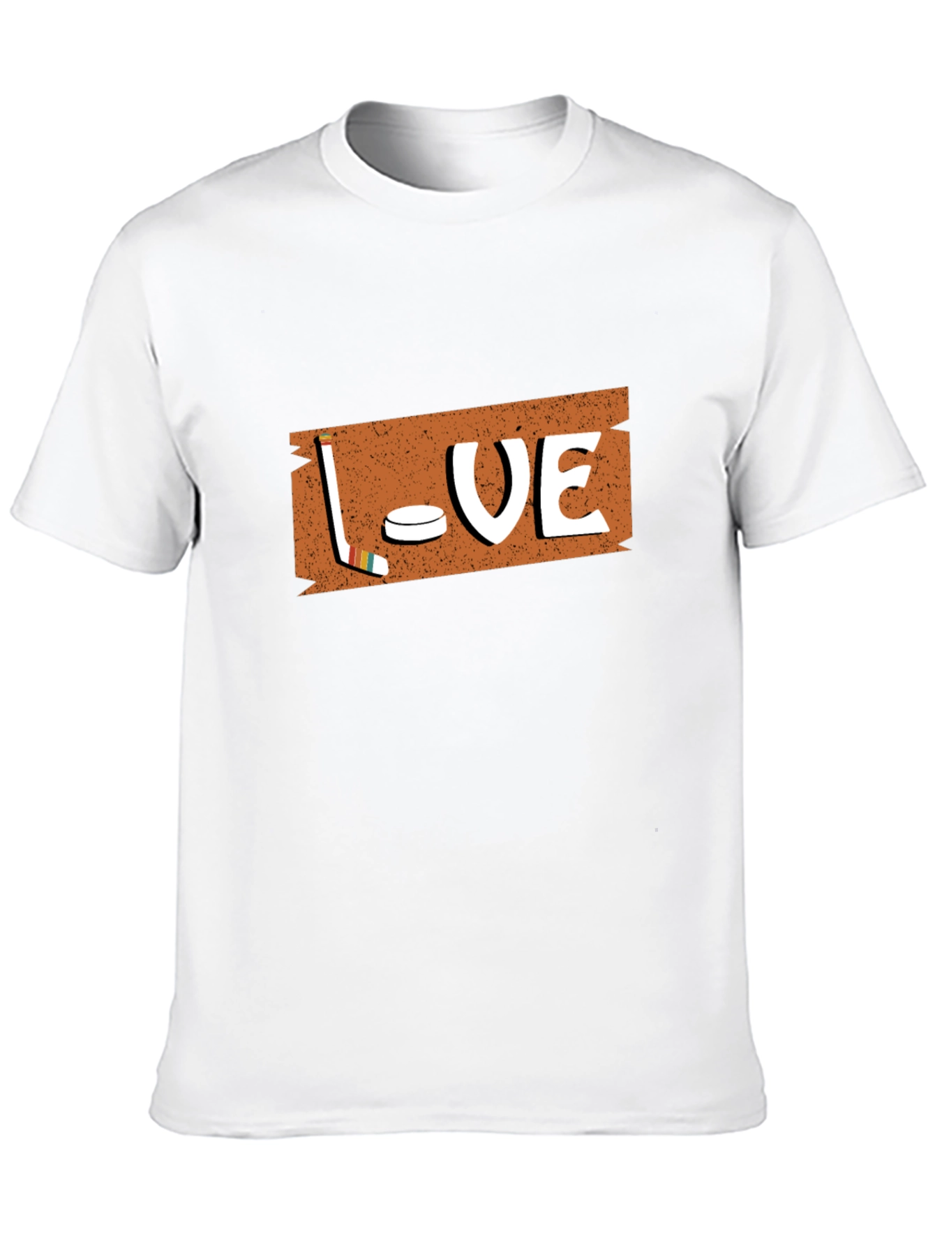 Hockey Love T-Shirt - Black Graphic Tee
