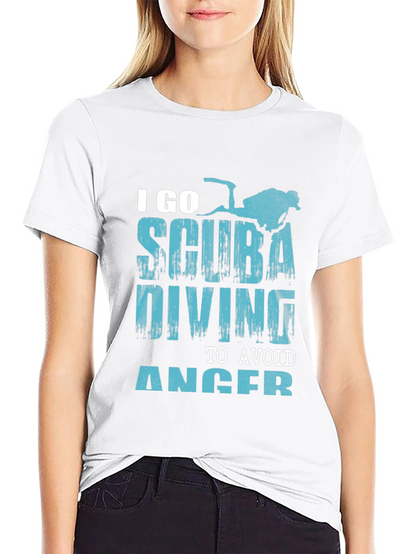 Scuba Diving Anger Avoidance T-Shirt - Diver Gift