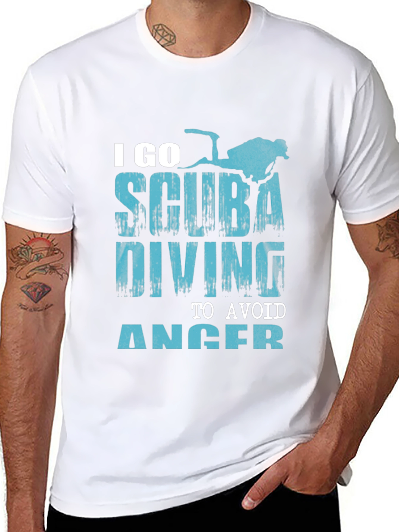 Scuba Diving Anger Avoidance T-Shirt - Diver Gift