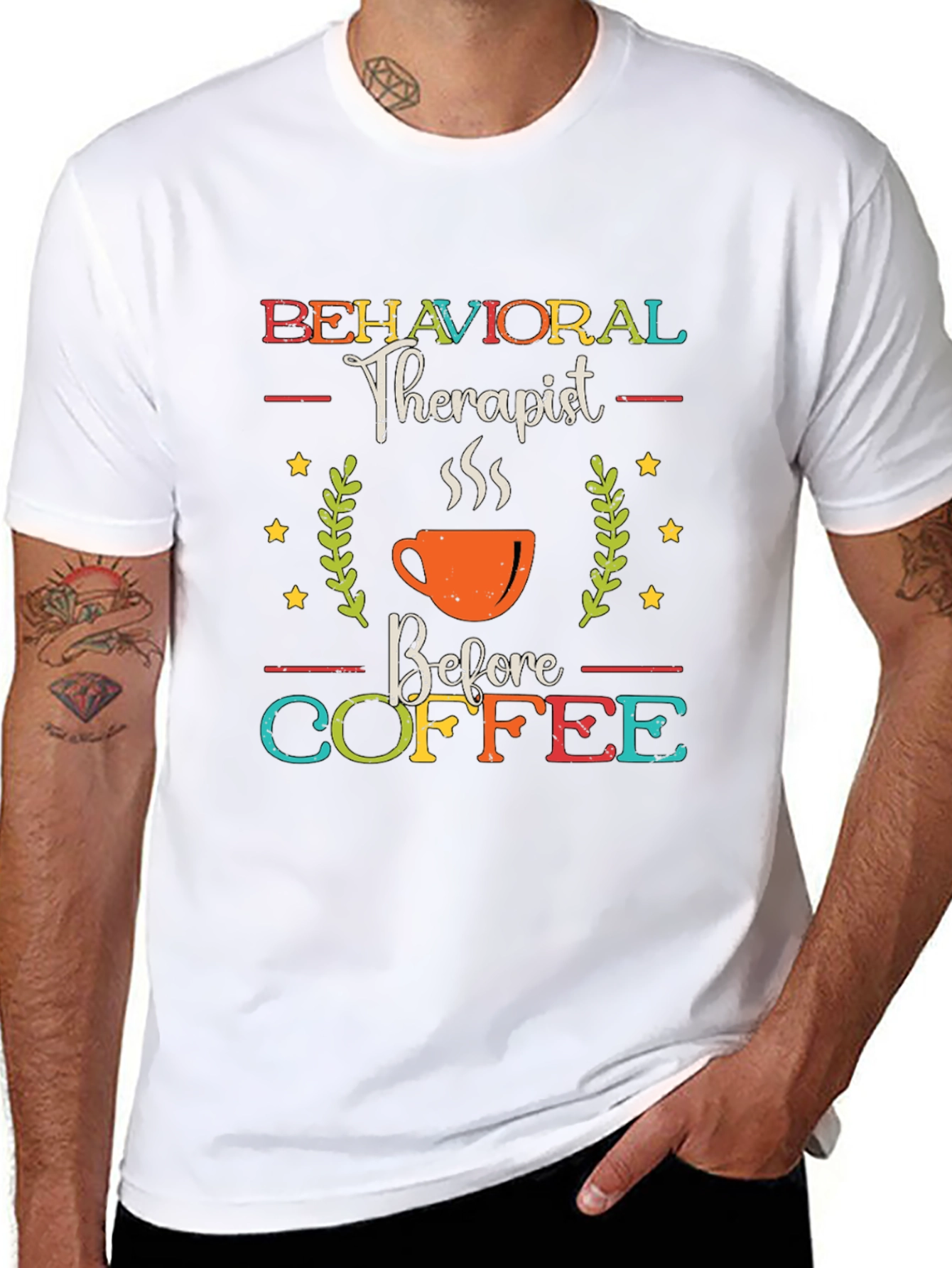 Behavioral Therapist Before Coffee Graphic Tee