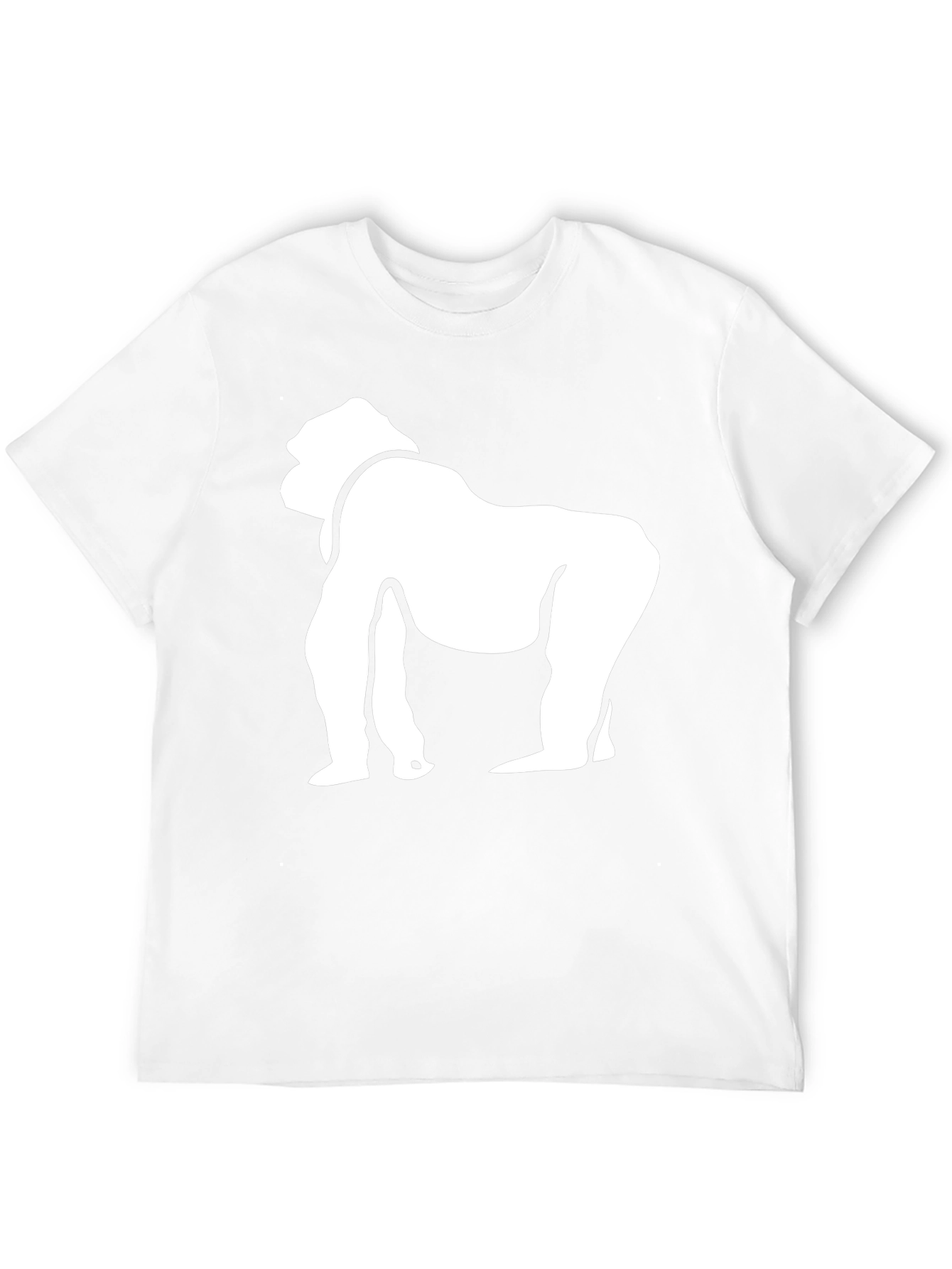 Gorilla Graphic Tee - Black Cotton Casual T-Shirt